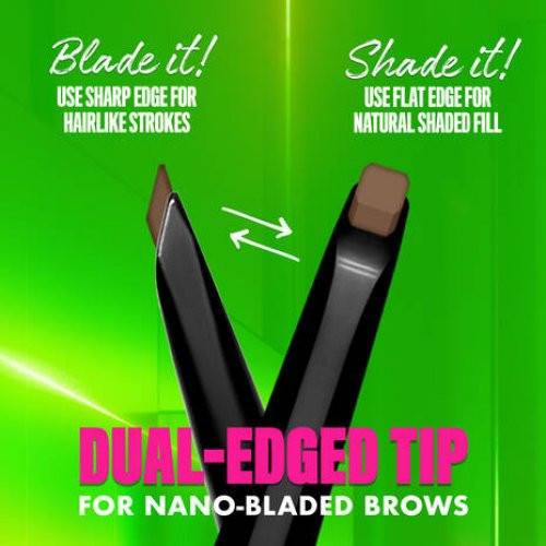 NYX Professional Makeup Blade & Shade Nano Brow Pencil Uzacu zīmulis 01 Ash Blonde