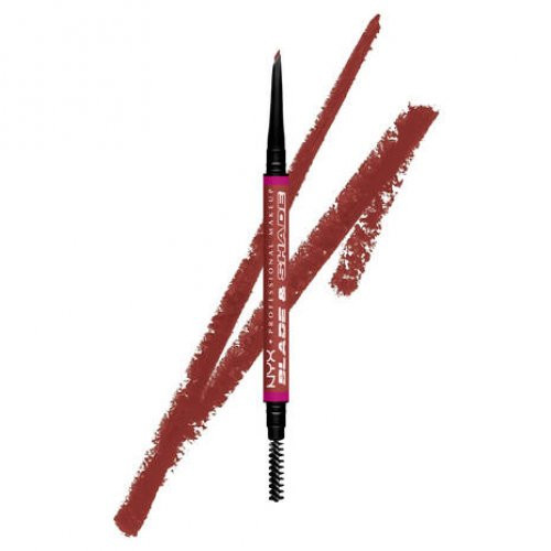 NYX Professional Makeup Blade & Shade Nano Brow Pencil Uzacu zīmulis 01 Ash Blonde
