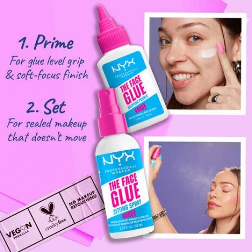 NYX Professional Makeup The Face Glue Gripping Primer Grima bāze 35ml