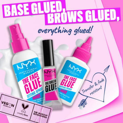 NYX Professional Makeup The Face Glue Setting Spray Grima fiksators 60ml