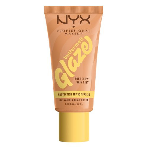 NYX Professional Makeup Buttermelt Glaze Soft Glow Skin Tint SPF30 Grima bāze 30ml