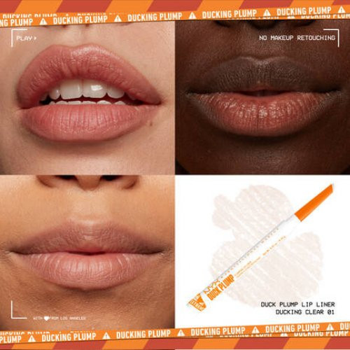 NYX Professional Makeup Duck Plump Plumping Lip Liner Lūpu zīmulis, piešķirošs apjomu Pinkjection