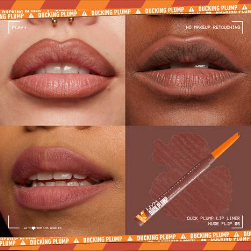 NYX Professional Makeup Duck Plump Plumping Lip Liner Lūpu zīmulis, piešķirošs apjomu Pinkjection
