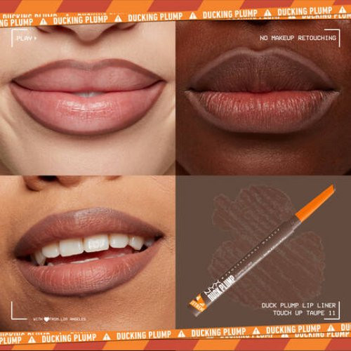 NYX Professional Makeup Duck Plump Plumping Lip Liner Lūpu zīmulis, piešķirošs apjomu Pinkjection