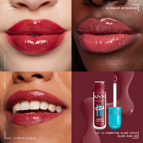 NYX Professional Makeup Lip IV Hydrating Gloss Stain Lūpu spīdums 5ml