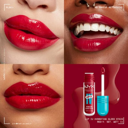 NYX Professional Makeup Lip IV Hydrating Gloss Stain Lūpu spīdums 5ml
