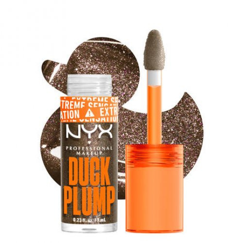 NYX Professional Makeup Duck Plump Lip Gloss Apjomu piešķirošs lūpu spīdums 01 Clearly Spicy