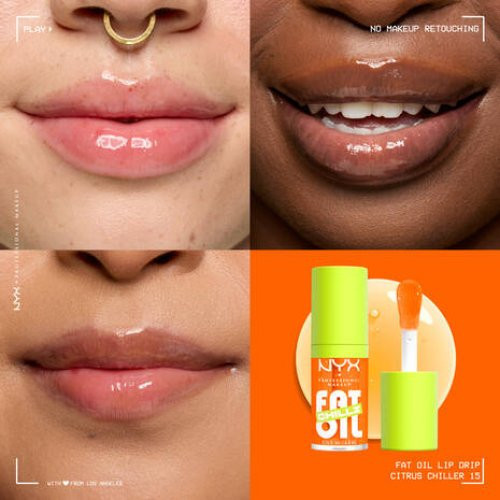 NYX Professional Makeup Fat Oil Lip Drip Lūpu spīdums 4.8ml