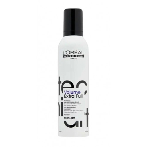 L'Oréal Professionnel Tecni Art Full Volume Extra Stipras fiksācijas matu putas 250ml