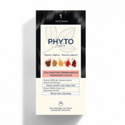 Phyto Permanent Hair Color Matu krāsa bez amonjaka 1 Black