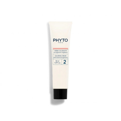 Phyto Permanent Hair Color Matu krāsa bez amonjaka 1 Black