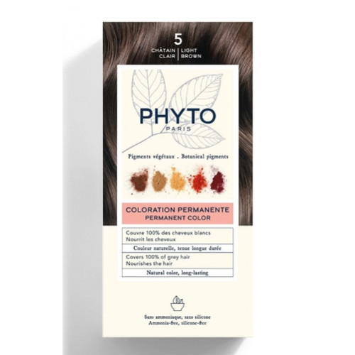Phyto Permanent Hair Color Matu krāsa bez amonjaka 1 Black