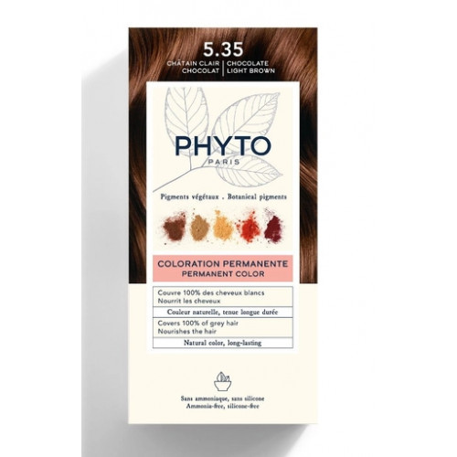 Phyto Permanent Hair Color Matu krāsa bez amonjaka 1 Black
