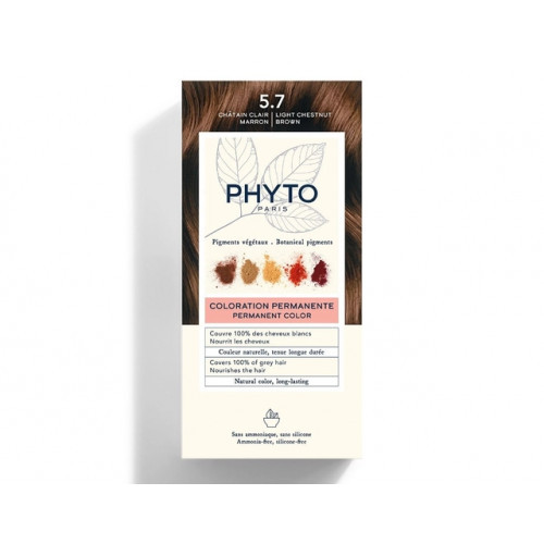 Phyto Permanent Hair Color Matu krāsa bez amonjaka 1 Black