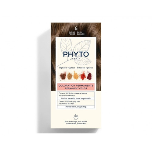 Phyto Permanent Hair Color Matu krāsa bez amonjaka 1 Black