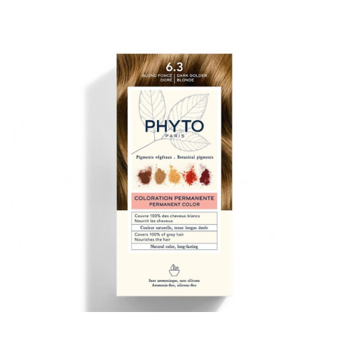 Phyto Permanent Hair Color Matu krāsa bez amonjaka 1 Black
