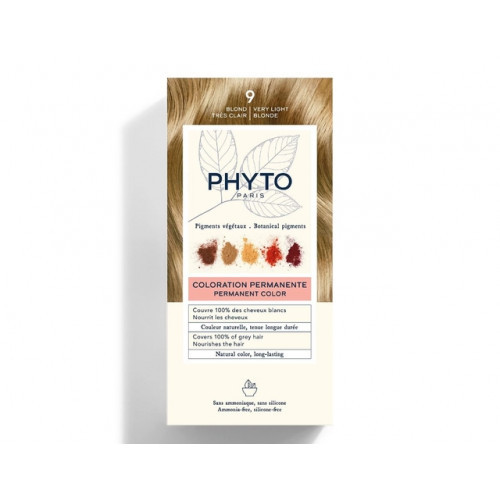 Phyto Permanent Hair Color Matu krāsa bez amonjaka 1 Black