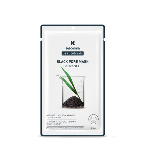 Sesderma Beauty Treats Black Pore Mask Advance Poras sašaurinoša maska 1gab.