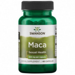 SWANSON Maca 500mg Sexual Health Uztura bagātinātājs 60 kapsulas