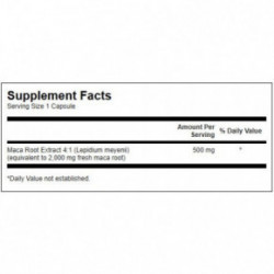 SWANSON Maca 500mg Sexual Health Uztura bagātinātājs 60 kapsulas