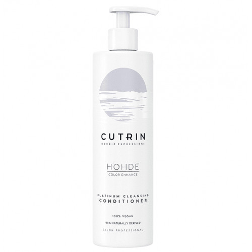 Cutrin Hohde Platinum Cleansing Conditioner Attīrošs kondicionieris balinātiem matiem 400ml