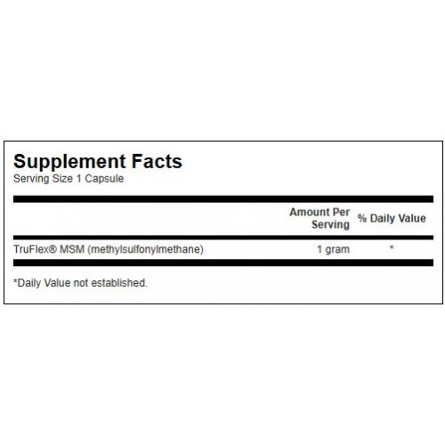 SWANSON MSM 1.000mg Joint Health and Mobility Uztura bagātinātājs 120 kapsulas