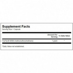 SWANSON MSM 1.000mg Joint Health and Mobility Uztura bagātinātājs 120 kapsulas