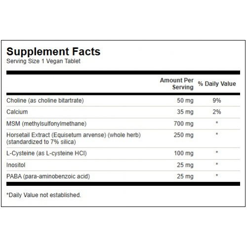 SWANSON Hair, Skin & Nails Beautifying Nutritional Support Komplekss matiem, ādai un nagiem 60 kapsulas