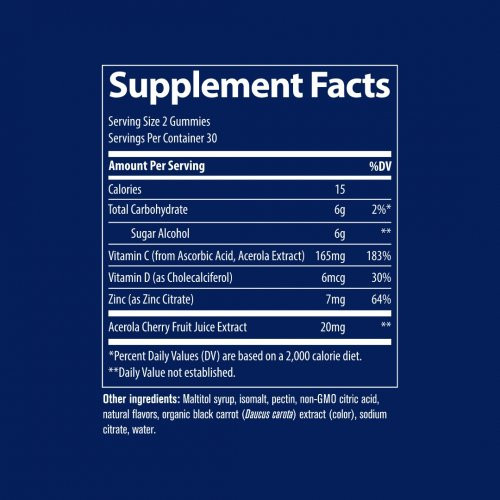 Trace Minerals Immunity Gummies Gumijas konfektes imunitātei 60 Košļājamās tabletes