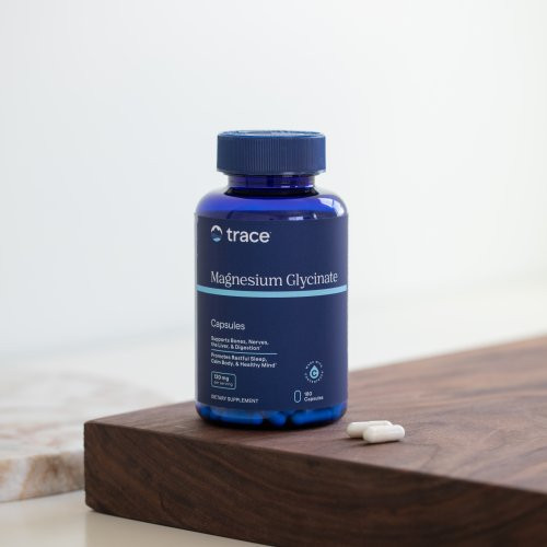 Trace Minerals Magnesium Glycinate 120mg Magnija glicināts 180 kapsulas