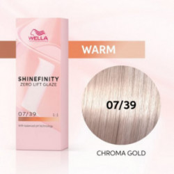 Wella Professionals Shinefinity Zero Lift Glaze Demi-Permanent Gela matu krāsa 60ml