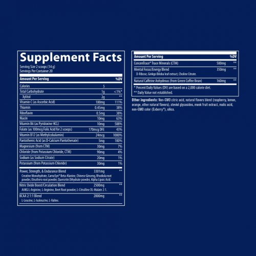Trace Minerals Pre-Workout Clean Energy Powder Maisījums pirms treniņa 280g