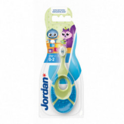 Jordan Step 0-2 years Baby Toothbrush Extra Soft Īpaši mīksta bērnu zobu birste Purple