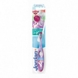 Jordan Step 3-5 years Kids Toothbrush Soft Mīksta bērnu zobu birste Blue
