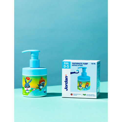 Jordan Kids Toothpaste Pump 0-5 years Bērnu zobu pasta 150ml