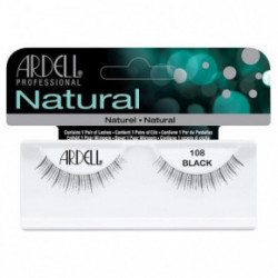 Ardell Natural 108 Mākslīgās skropstis īsas, melnas 1gab.
