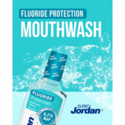 Jordan Clinic Fluoride Protection Mouthwash Mutes skalojamais līdzeklis 500ml