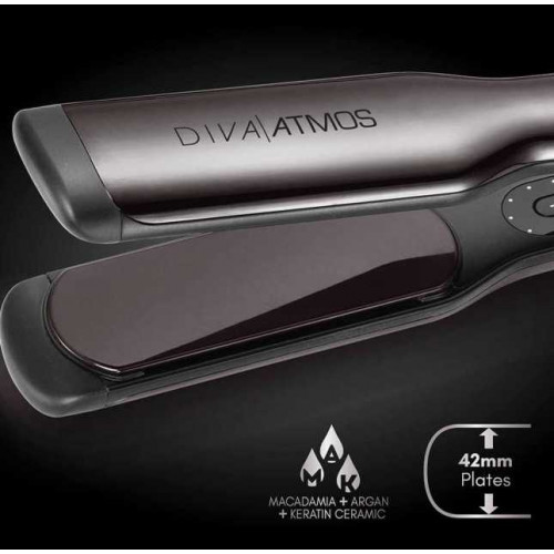 Diva Pro Styling Atmos Future Wide Professional Styler Profesionāls matu taisnotājs 42mm