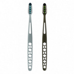 Jordan Ultralite 1+1 Toothbrush Medium Zobu birstes komplekts Green + Black