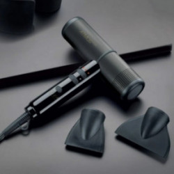Diva Pro Styling Atmos Atom Hair Dryer Matu fēna uzmavas Slate Black