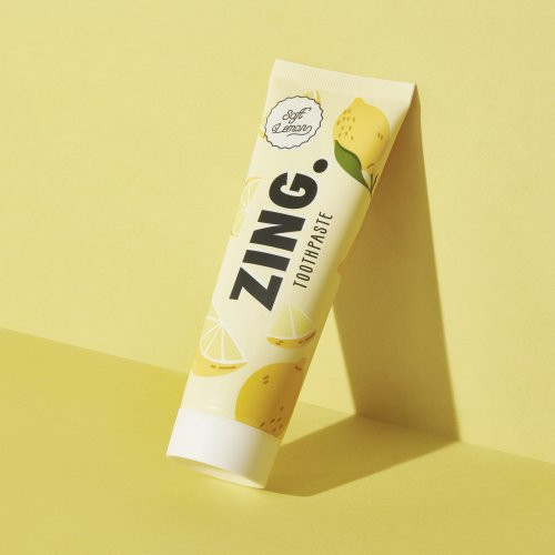 ZING. Enamel Whitening Toothpaste Maiga citrona garšas balinoša zobu pasta 75ml