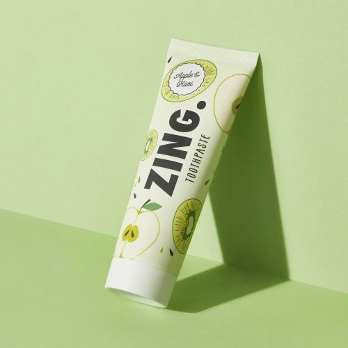 ZING. Enamel Whitening Toothpaste Balinoša zobu pasta ar ābolu un kivi garšu 75ml