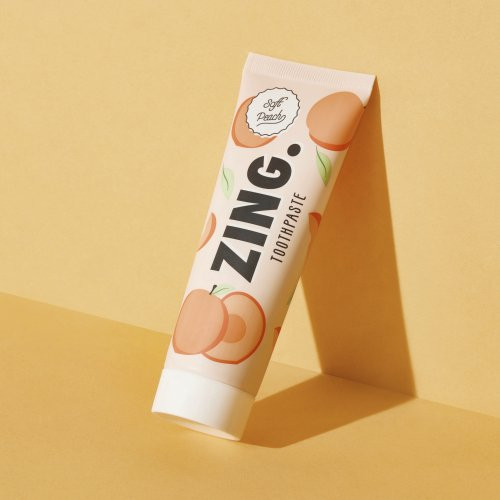 ZING. Enamel Whitening Toothpaste Persiku garšas balinoša zobu pasta 75ml
