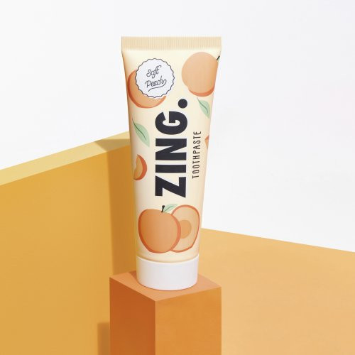 ZING. Enamel Whitening Toothpaste Persiku garšas balinoša zobu pasta 75ml