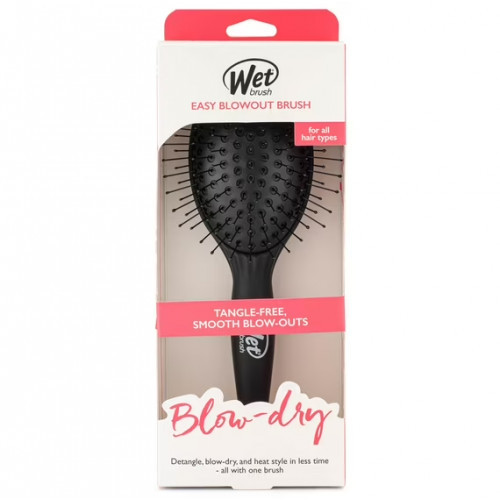 WetBrush Easy Blowout Brush Detangle, Blow-dry & Heat Style Matu suka žāvēšanai 1gab.