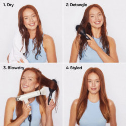 WetBrush Easy Blowout Brush Detangle, Blow-dry & Heat Style Matu suka žāvēšanai 1gab.