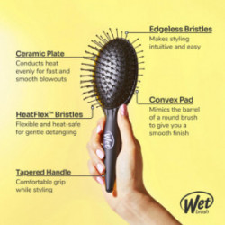 WetBrush Easy Blowout Brush Detangle, Blow-dry & Heat Style Matu suka žāvēšanai 1gab.