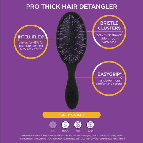 WetBrush Thick Hair Pro Detangler Brush Suka bieziem matiem 1gab.