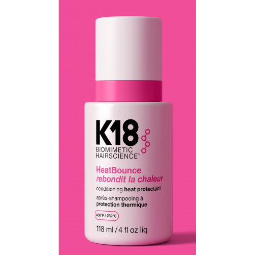 K18 HeatBounce Conditioning Heat Protectant Nenoskalojamais kondicionieris ar karstuma aizsardzību 118ml