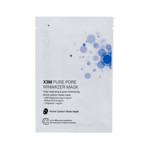 Cliniccare EGF Pure Pore Minimizer Mask Attīroša lokšņu maska ar bambusa ogli 25ml
